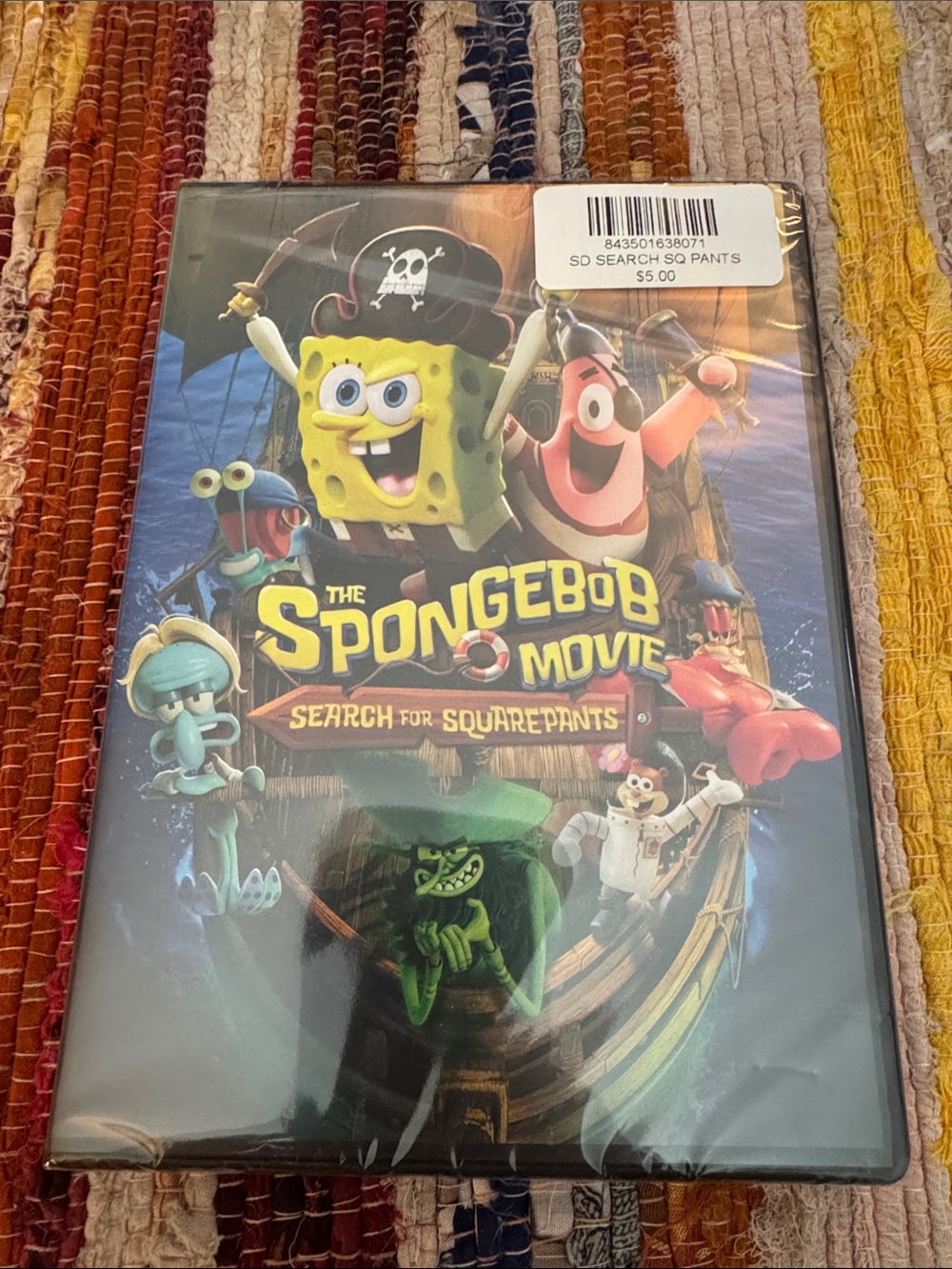 The SpongeBob Movie: Search for SquarePants DVD 📀 Unopened - New Movie!